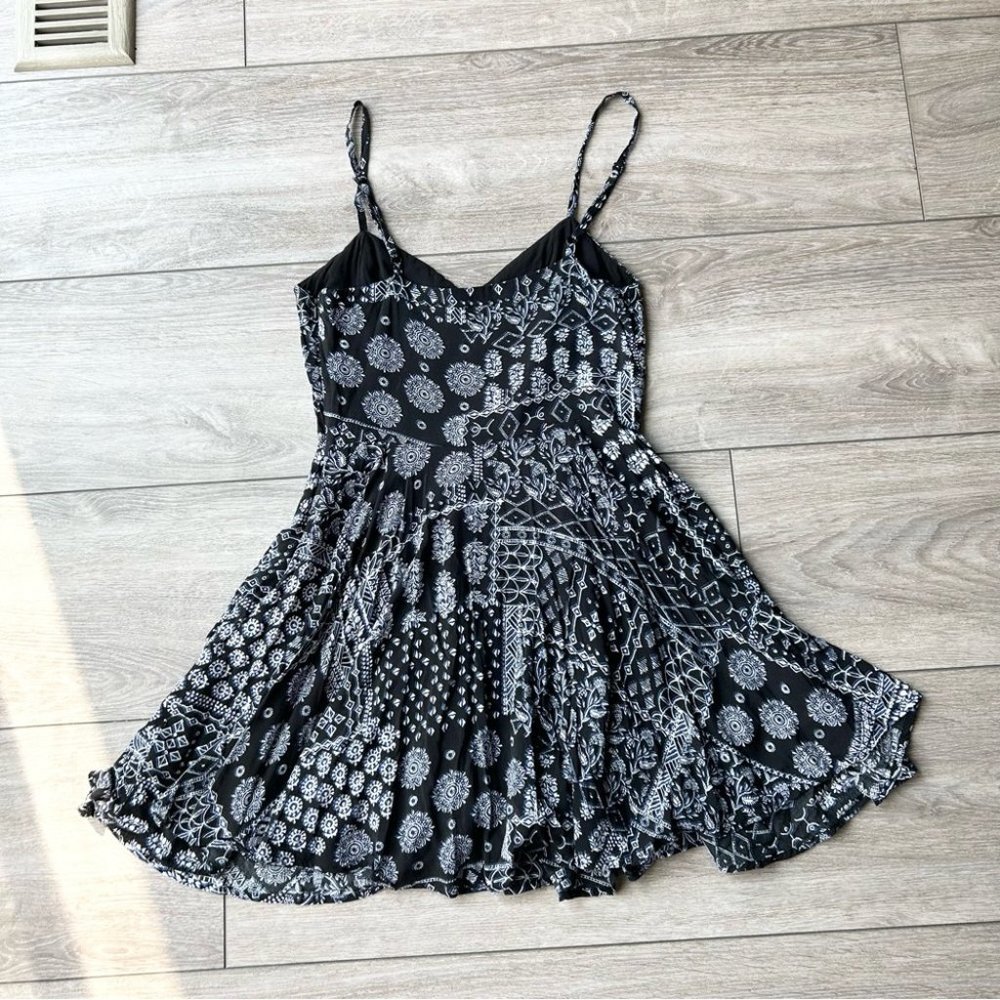 Talula Floral Fit & Flare Spaghetti Slip Dress - Picture 11 of 14